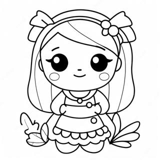 Pagina Para Colorir Da Menina Kawaii 2281-1866