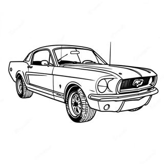 Pagina Para Colorir Carro De Corrida Ford Mustang 22874-21039