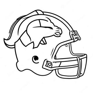 Pagina Para Colorir Mascote Do Denver Broncos 22894-21053