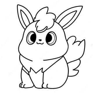 Flareon Páginas Para Colorir