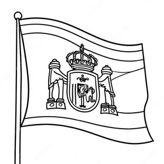 Pagina Para Colorir Bandeira Da Espanha 22953-21099