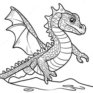 Pagina Para Colorir Dragao Da Agua Majestoso Voando 22984-21128