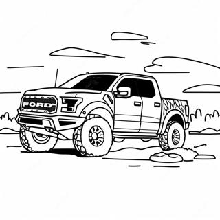 Pagina Para Colorir Ford Raptor Off Road 23003-21139