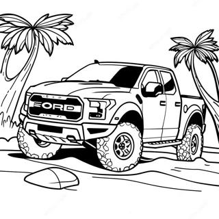 Pagina Para Colorir Ford Raptor Em Acao 23004-21141