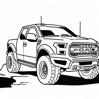 Pagina Para Colorir Ford Raptor Em Acao 23004-21142