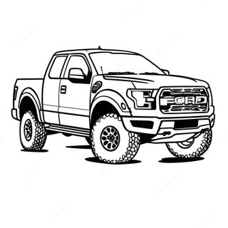 Pagina Para Colorir Ford Raptor Em Acao 23004-21144