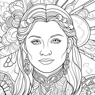 Pagina Para Colorir Do Retrato 23263-21348