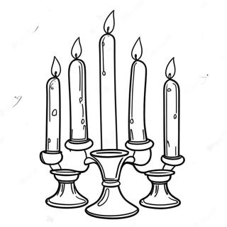 Pagina Para Colorir De Acendimento De Velas De Shabbos 23393-21451