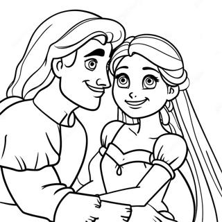 Pagina Para Colorir Da Rapunzel E Flynn 23423-21645