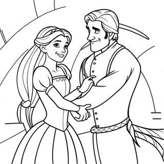 Pagina Para Colorir Da Rapunzel E Flynn 23423-21646