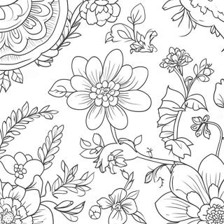 Pagina Para Colorir De Padrao Floral Chinoiserie 23433-21654