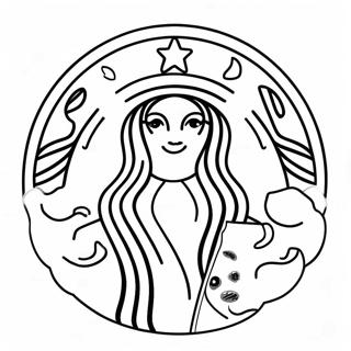 Pagina Para Colorir De Copo De Cafe Fofo Do Starbucks 23494-21535