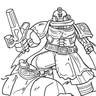 Pagina Para Colorir Do Warhammer 40k 23503-21709