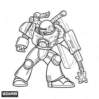 Pagina Para Colorir Do Warhammer 40k 23503-21710