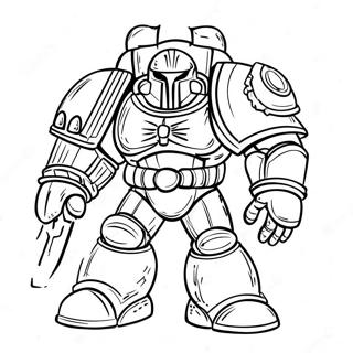 Pagina Para Colorir Da Armadura De Batalha Do Space Marine 23504-21541