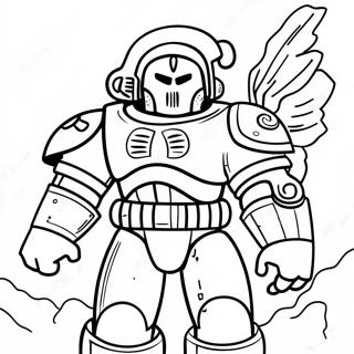 Pagina Para Colorir Da Armadura De Batalha Do Space Marine 23504-21713