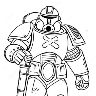 Pagina Para Colorir Da Armadura De Batalha Do Space Marine 23504-21716