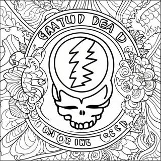 Pagina Para Colorir Do Logo Do Grateful Dead 23513-21718