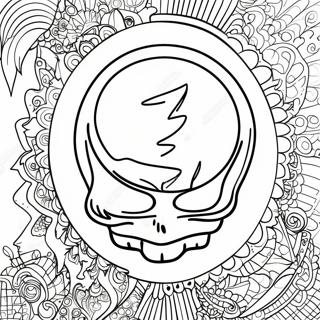 Pagina Para Colorir Do Logo Do Grateful Dead 23513-21719