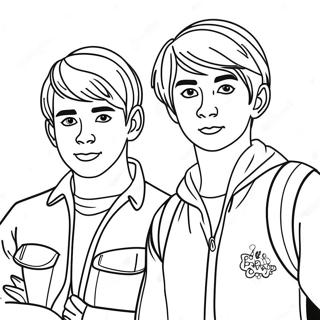 Pagina Para Colorir Da Aventura Do Sam E Colby 23544-21573