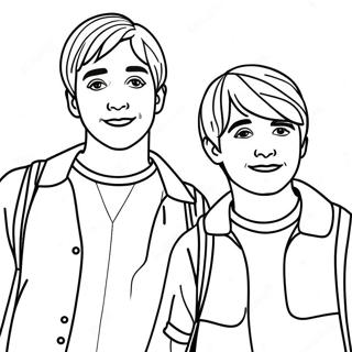 Pagina Para Colorir Da Aventura Do Sam E Colby 23544-21574