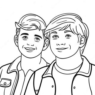 Pagina Para Colorir Da Aventura Do Sam E Colby 23544-21745