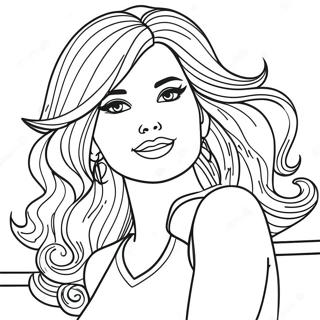 Pagina Para Colorir Da Barbie Fashionista 23564-21591