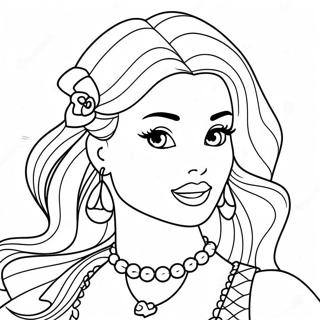 Pagina Para Colorir Da Barbie Fashionista 23564-21762