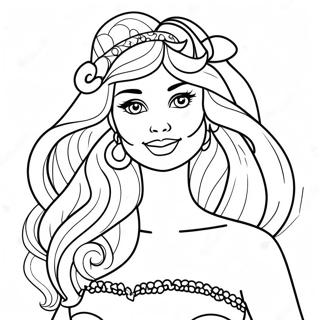 Pagina Para Colorir Da Barbie Fashionista 23564-21763