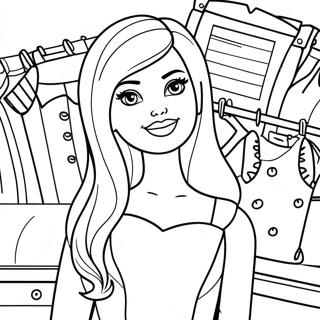 Pagina Para Colorir Da Barbie Fashionista 23564-21764