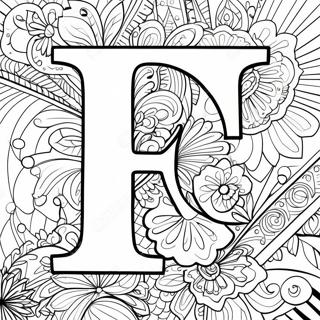 Pagina Para Colorir Da Letra F Elegante 23584-21607