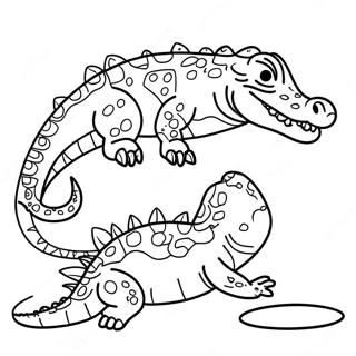 Pagina Para Colorir De Crocodilo 23613-21626