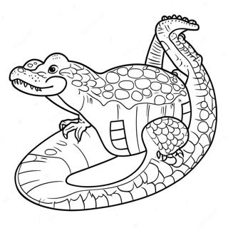 Pagina Para Colorir De Crocodilo 23613-21797