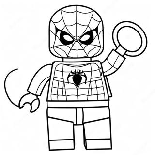 Lego Homem-Aranha Páginas Para Colorir