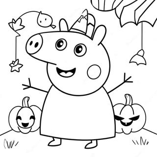 Pagina Para Colorir De Peppa Pig De Halloween 23643-21824