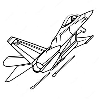 Pagina Para Colorir Do F18 Fighter Jet Em Voo 23664-21843