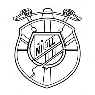 Pagina Para Colorir Do Logo Da Nhl 23683-21854