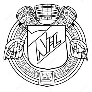 Pagina Para Colorir Do Logo Da Nhl 23683-21855