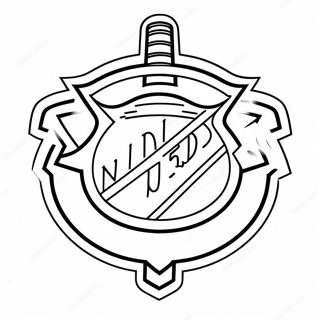 Pagina Para Colorir Do Logo Da Nhl 23683-21856