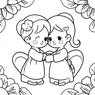 Pagina Para Colorir Dos Momentos Preciosos Do Amor 23703-21872