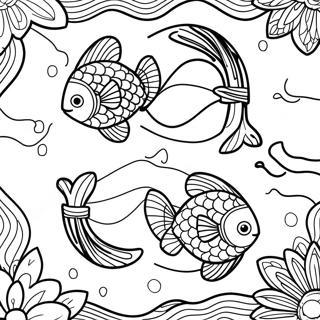 Pagina Para Colorir De Um Peixe Dois Peixes 23773-21926