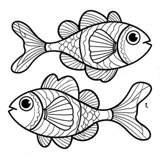 Pagina Para Colorir De Um Peixe Dois Peixes 23773-21928