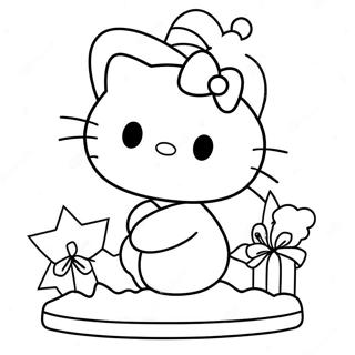 Paginas Para Colorir Do Natal Da Hello Kitty 23873-22008