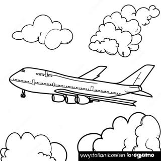 Pagina Para Colorir Do Aviao 747 23893-22022