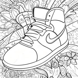 Pagina Para Colorir Do Tenis De Basquete 23913-22040