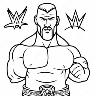 Pagina Para Colorir Da Wwe 23953-22072