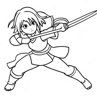 Sakura Haruno Em Posicao De Batalha Pagina Para Colorir 23964-22084