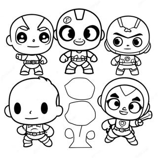 Pagina Para Colorir Mini Forca Herois Em Acao 24014-22122