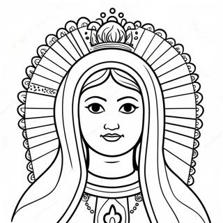 Pagina Para Colorir Linda Nossa Senhora De Guadalupe 24024-22132