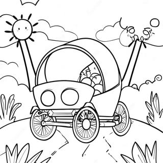 Pagina Para Colorir Do Garten Of Banban 4 Buggy Huggy 24134-22208